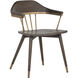 Demi Distressed Brown Dining Armchair